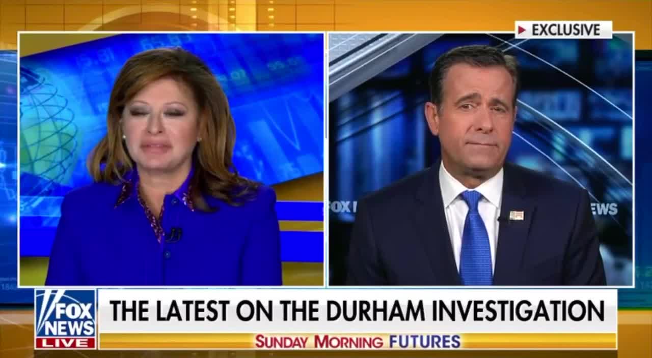 Ratcliffe on Maria's Sunday Morning Futures, gave 1,000 docs to Durham