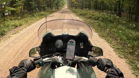 Camping From My Motorcycle | Street Bikes on Dirt Roads