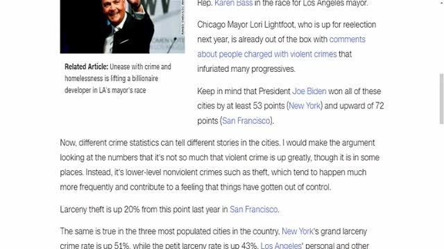 CNN and democrats are surprised that blue state voters don't like crime