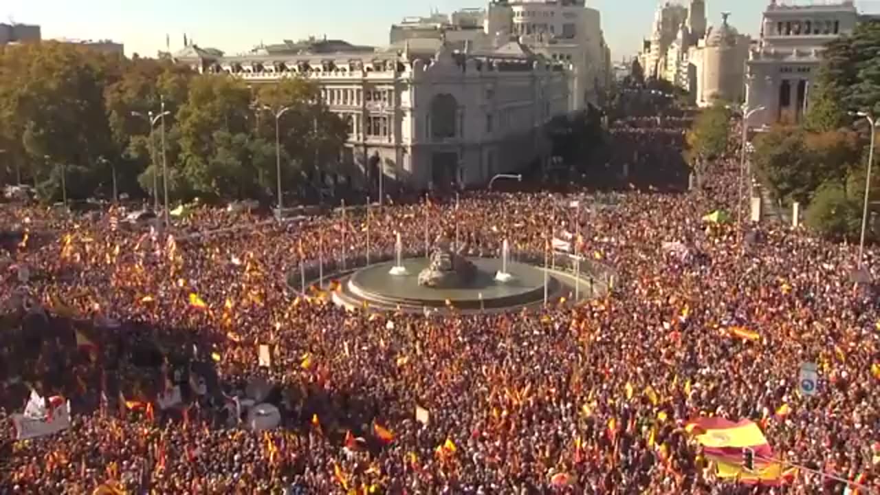 Incredible scenes from Spain today.