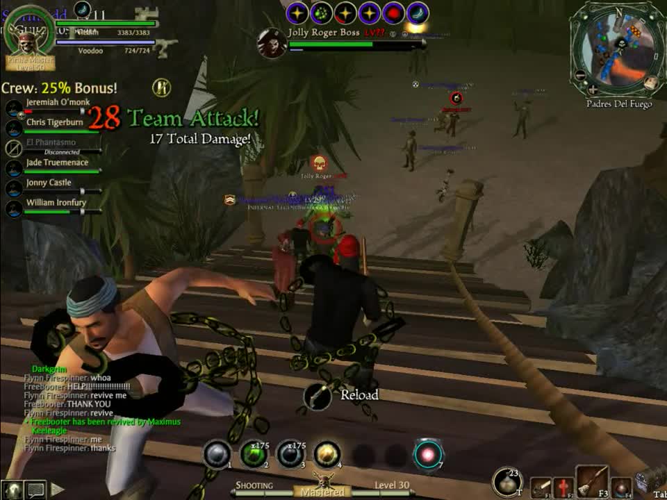 Zombie Attack in Pirates of the Caribbean Online!