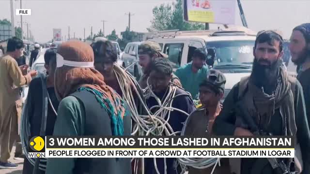 Afghanistan: Taliban thrashes 14 people including women at football stadium | English News | WION