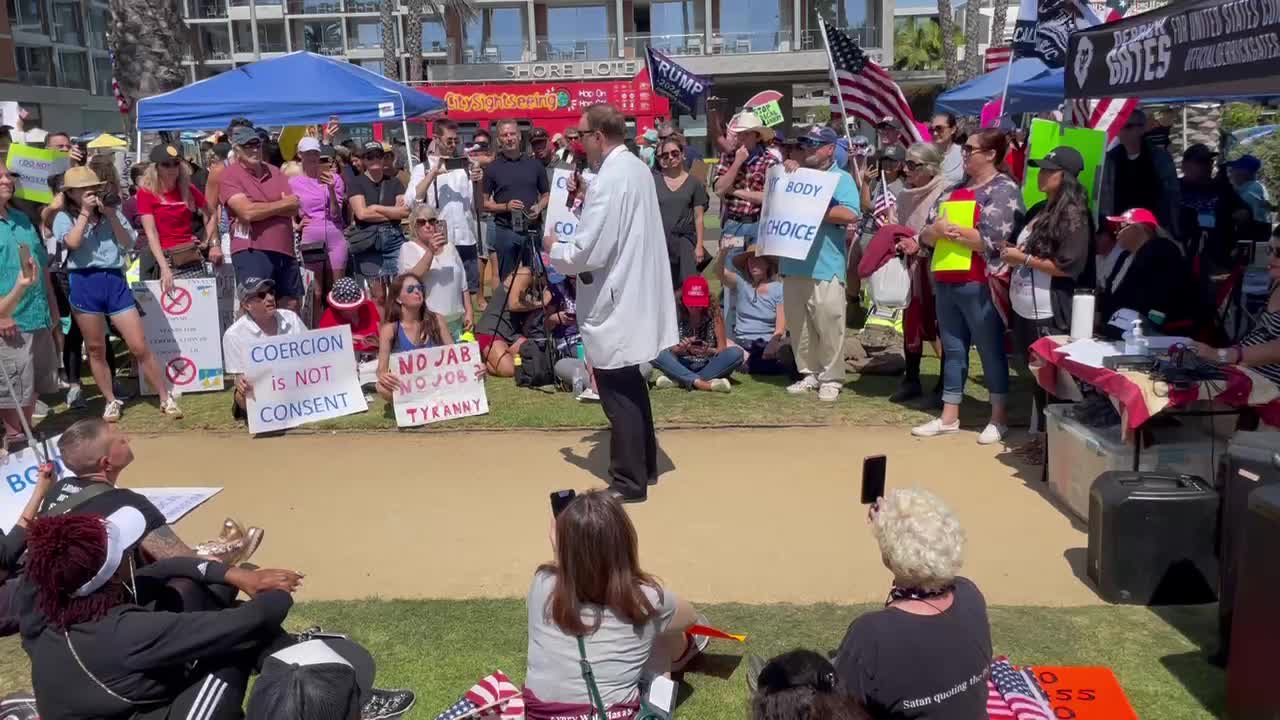 Worldwide Rally for Freedom 8/29/21 Santa Monica