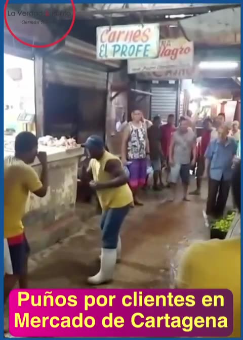 Se fueron a los golpes