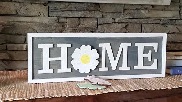 Boho Coastal Farm House One Sign Full Year