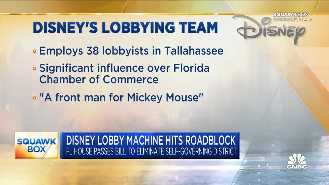 CNBC on the ‘Stunning Defeat’ of Disney’s Lobbying Machine aka the 'Front Man for Mickey Mouse'
