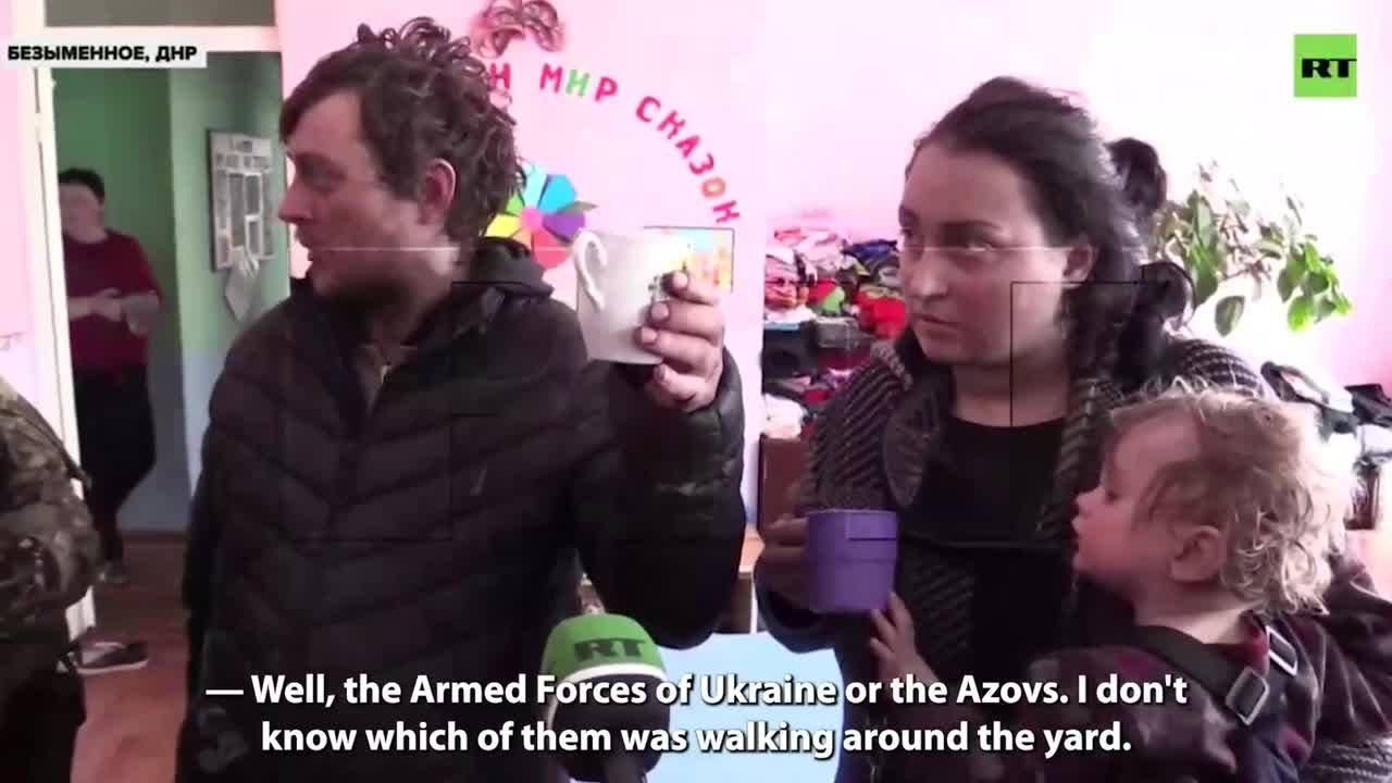 Ukrainian military didn't let them out of the basement