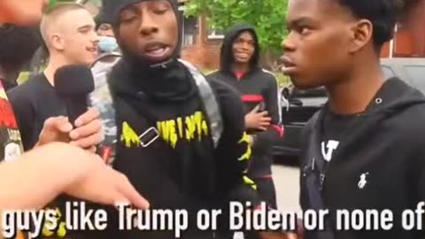 St Louis Hood. Trump or Biden