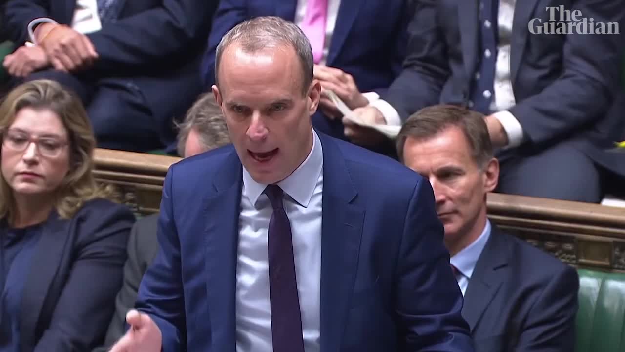 Dominic Raab says he is confident he behaved professionally, as he faces bullying allegations