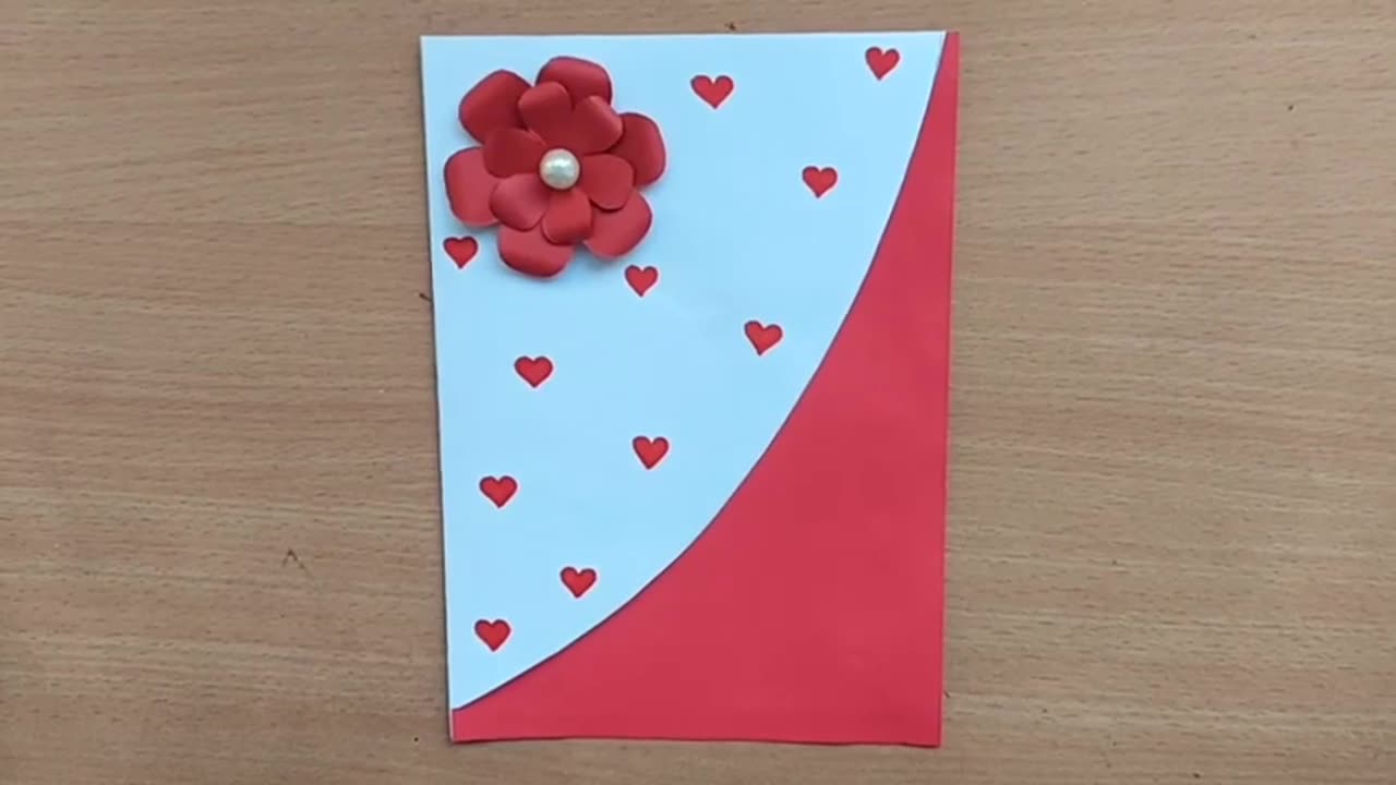 Easy and Beautiful Valentine's day cardHappy Valentine's Day Greeting card 2023DIY Love card