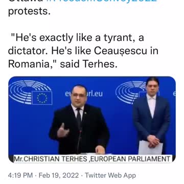 He's exactly like a tyrant, a dictator. He's like Ceaușescu in Romania,