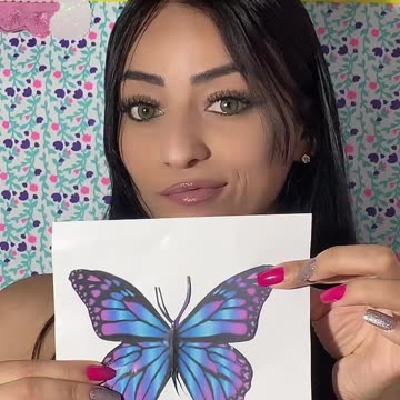 flying paper butterfly