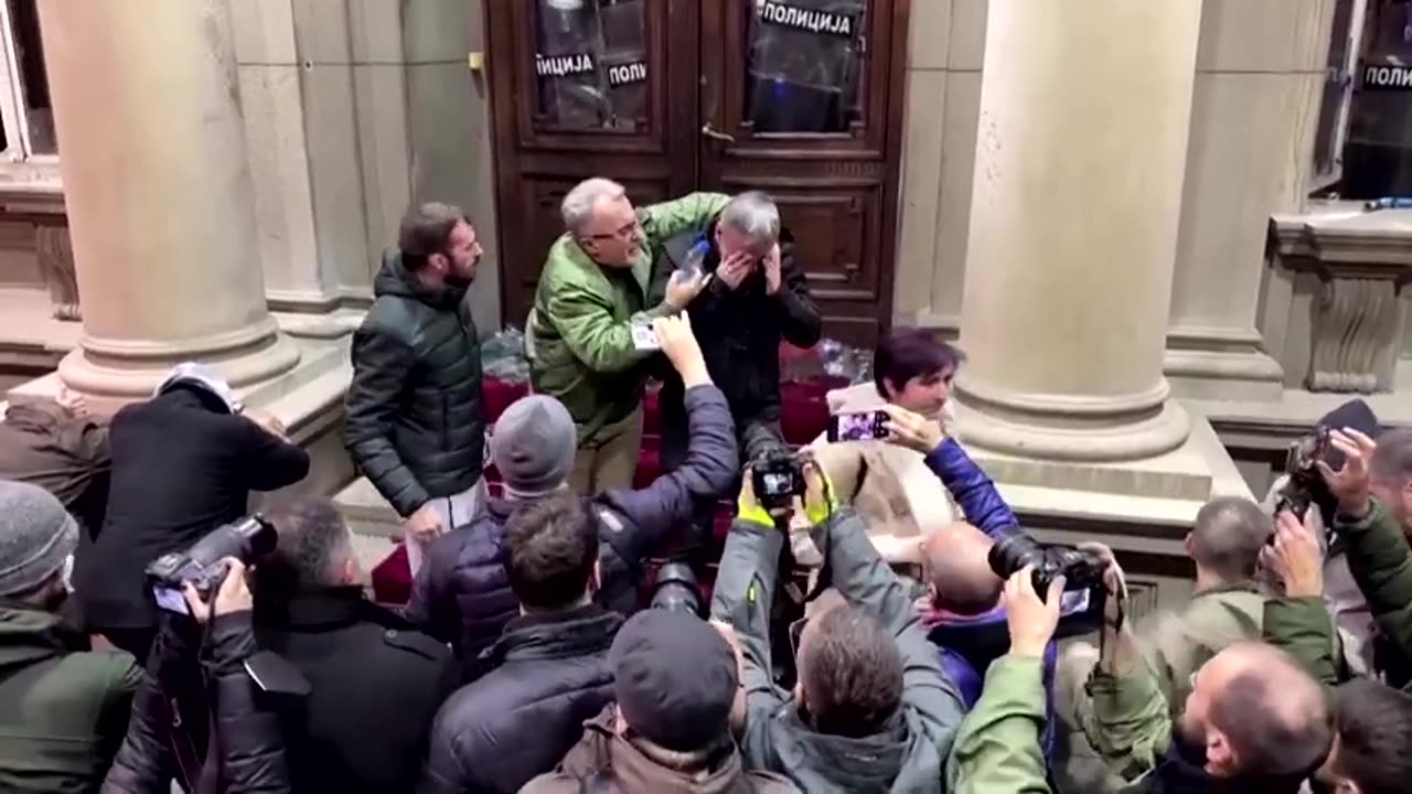 Thousands protest in Belgrade over Serbian election result