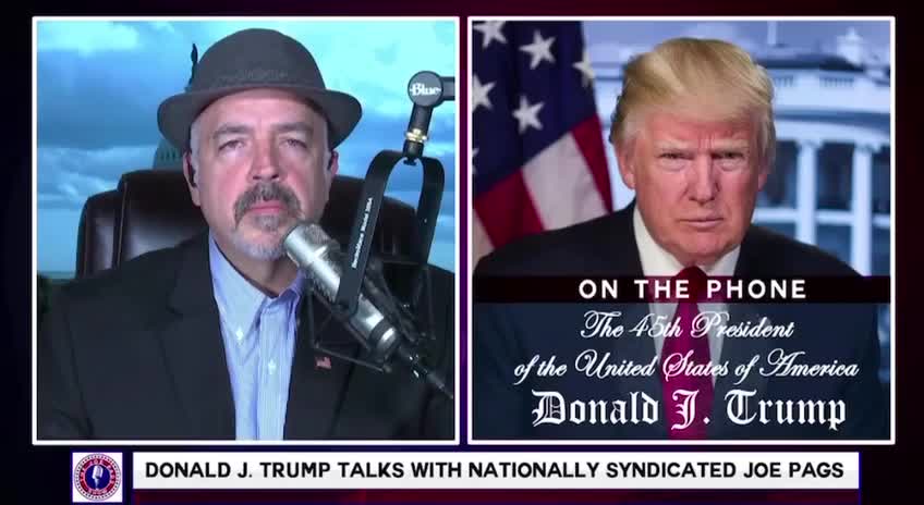 President Trump full interview with Joe Pags 8-19-21