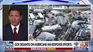 Ron DeSantis Blasts Kamala For Playing Identity Politics With Hurricane Ian