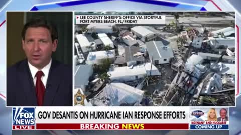 Ron DeSantis Blasts Kamala For Playing Identity Politics With Hurricane Ian