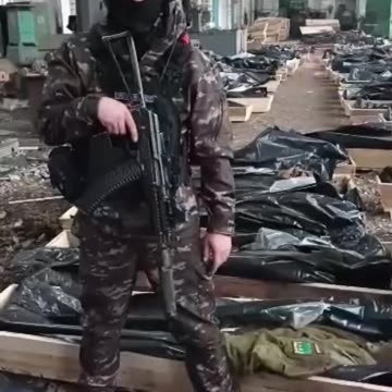 Wagner shows caskets of deceased Ukraine soldiers