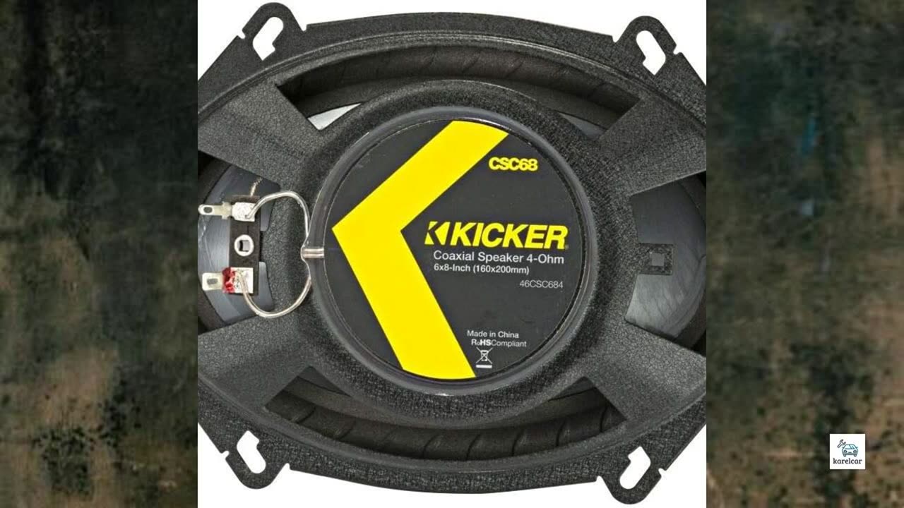 Review - KICKER CS Series CSC68 6 x 8 Inch Car Audio System Speaker, Black (2 Pack)