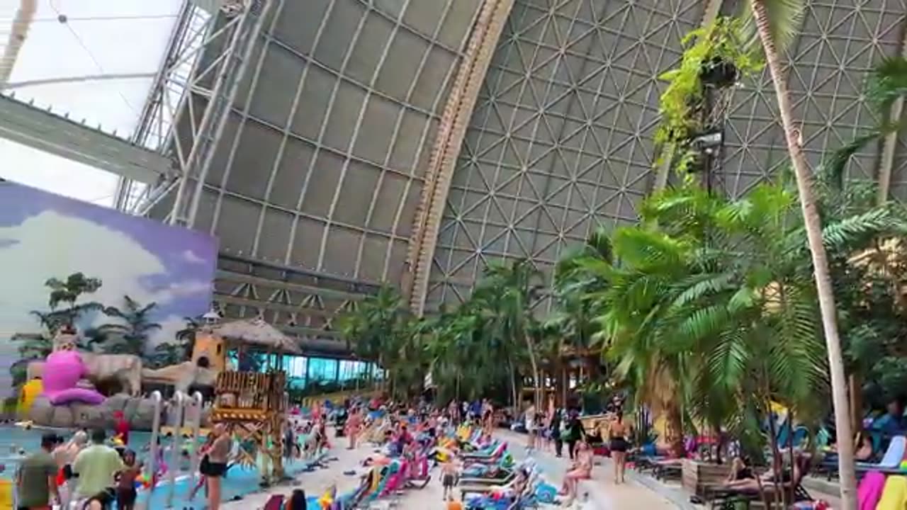 #funny,World's Largest Water Park in a GIANT Hangar! Tropical Islands, Germany