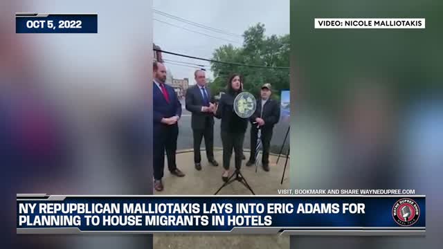 Republican Lays Into Eric Adams For Planning To House Migrants In Hotels