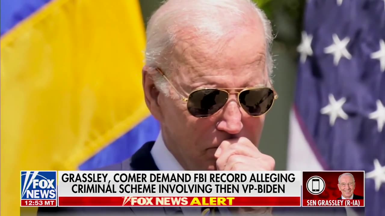 Grassley Discusses DOJ, FBI Investigations Into Biden Family