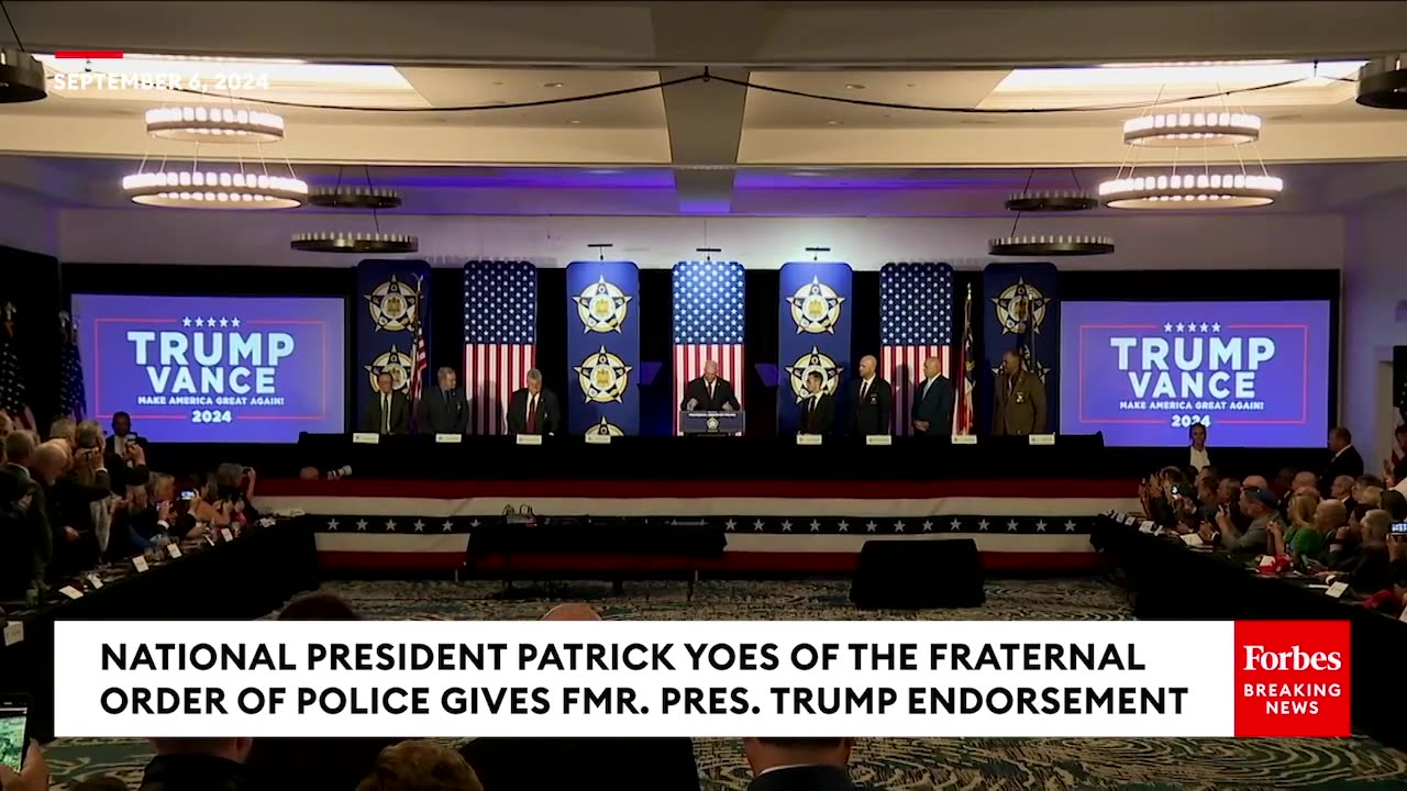 BREAKING NEWS: Trump Wins Endorsement Of Nation's Biggest Police Union, Fraternal Order of Police