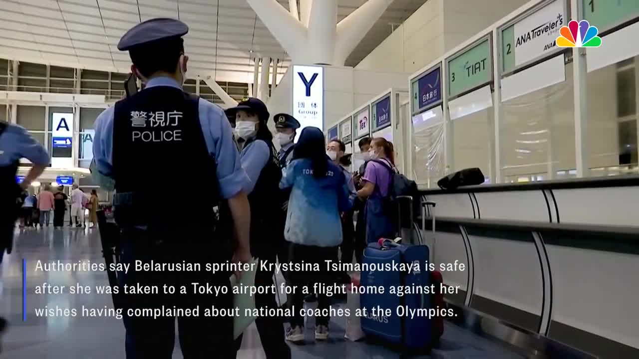 Belarusian Athlete Makes Dash For Freedom In Tokyo Airport