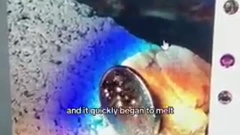 Melting a Penny with the Energy of the Sun - These Lenses are Dangerous That is for Sure