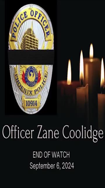 Police Officer Zane Coolidge: Phoenix PD, AZ