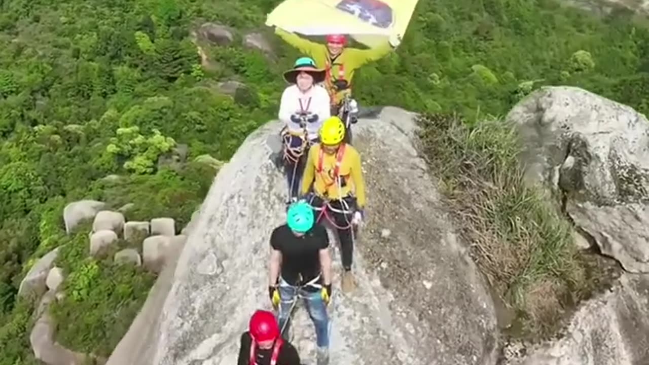 Amazing Place in CHINA _ Mountain like a blade _ Dangerous cliff walk👌