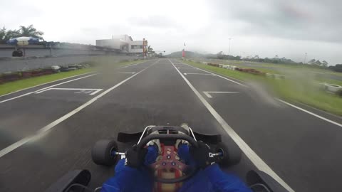 kart125cc chuva rain