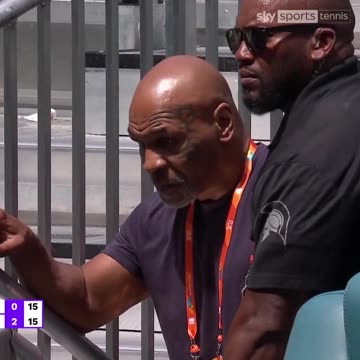 Imagine telling 'Iron' Mike Tyson he can't go to his seat yet