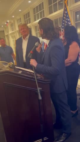 Trump Impersonator Does INCREDIBLE Impression In Front Of Trump Himself