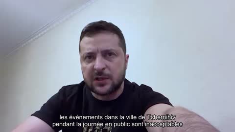 Zelensky a réagi à l'explosion de Tchernihiv et a averti l'UE d'un coup décisif