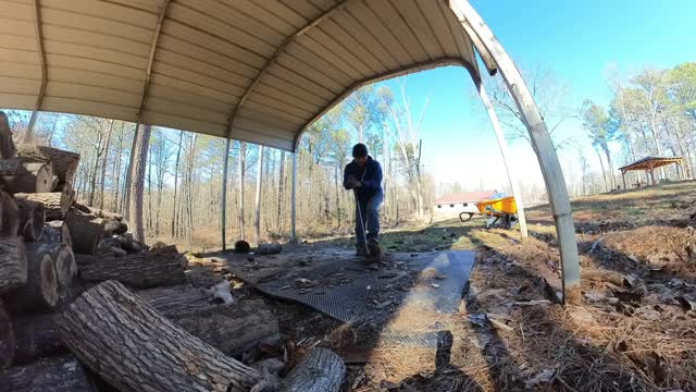 KaraBand Time To Split Log For BBQ