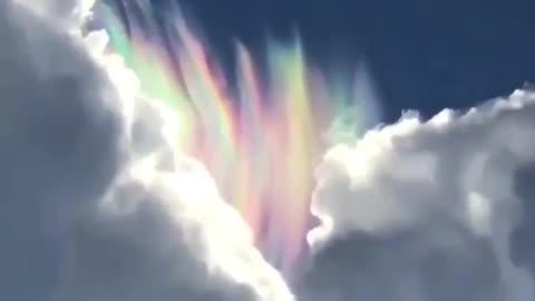 Beautiful Rainbow cloud