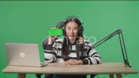 Green Screen Mobile Phone