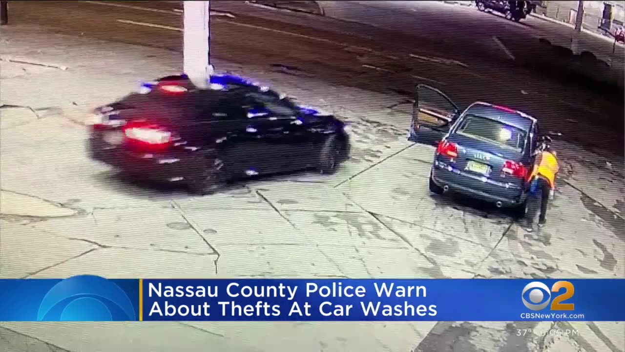 Nassau County Police warn about thefts at car washes
