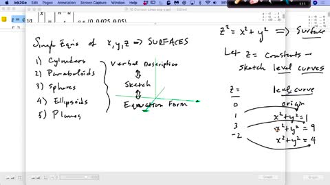 MAT 267 Wed Sep 8: Surfaces