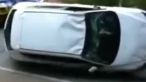 Car Righted Only To End up...
