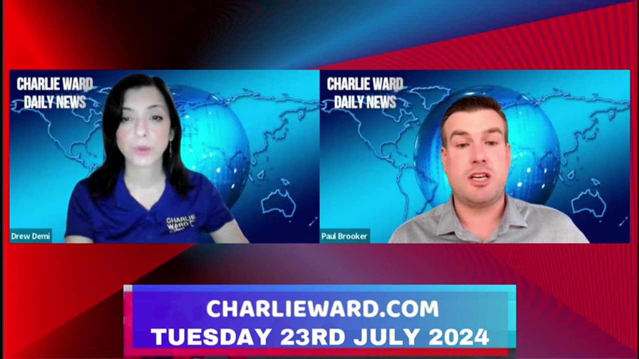 CHARLIE WARD DAILY NEWS WITH PAUL BROOKER & DREW DEMI - TUESDAY 23RD JULY 2024