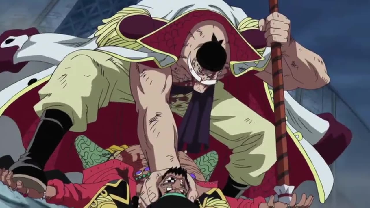 Black beard couldn't defeat old dying white beard