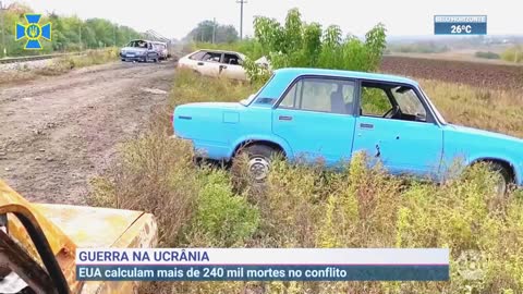 Ucrânia acusa Moscou de deixar armadilhas em Kherson | SBT Brasil (10/11/22)