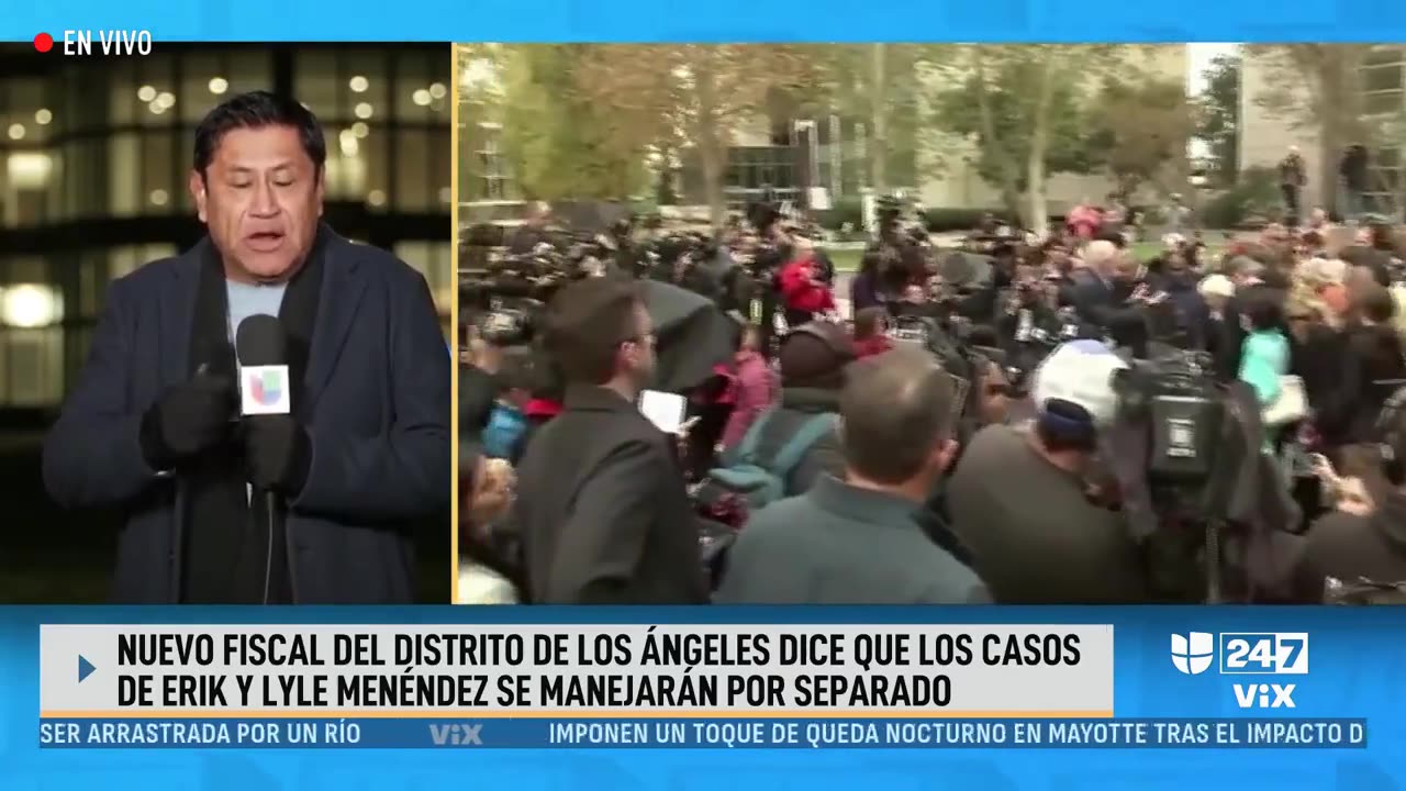 Hermanos Menéndez: nuevo fiscal del distrito de Los Ángeles dice que los casos se manejarán por sepa