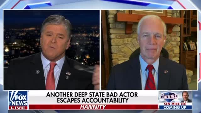 Senator Ron Johnson with Hannity.