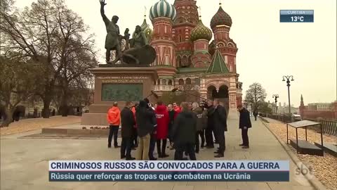 Criminosos russos são convocados para guerra na Ucrânia | SBT Brasil