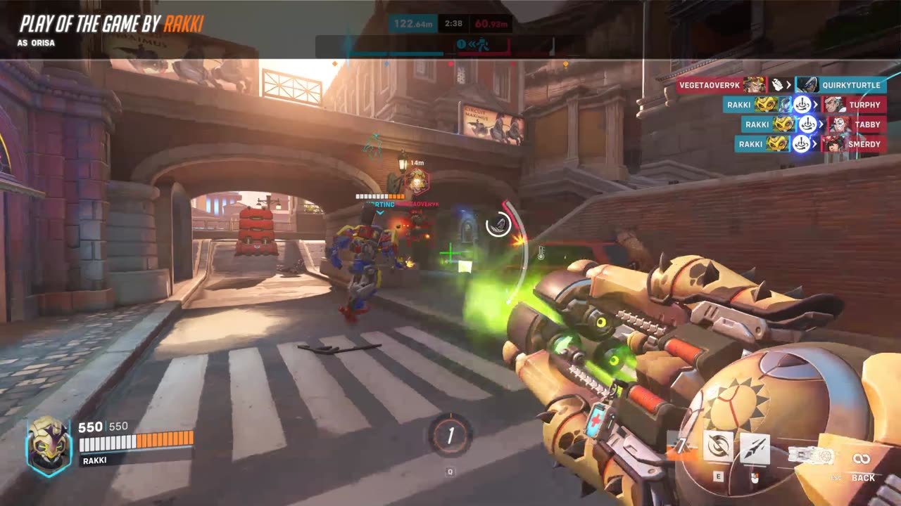 Overwatch 2 - Orisa Play of the Game