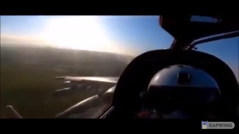 Russian Su 25 from an extremely low altitude strikes with missiles on the Ukranian position