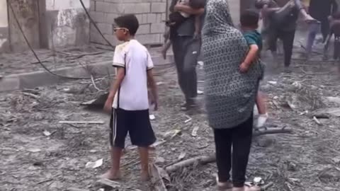 Consequences of Israeli bombing in Gaza