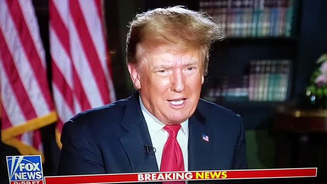 Trump when asked is he coming back by Hannity.
